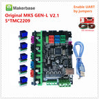 Makerbase Original MKS GEN L V2.1 3D Printer Control Card 8bit Motherboard Support A4988 DRV8825 TMC2208 TMC2209 TB6600 TMC2160