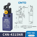 CNTD C4N‑NR Series vertical safety Micro Limit Switch IP65 Waterproof and dustproof Silver contact Safety Interlock C4N-4304NR
