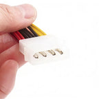 Molex to SATA Power Cable, 4-Pin IDE to 15-Pin SATA Power Adapter for HDD, SSD, CD/DVD Drives