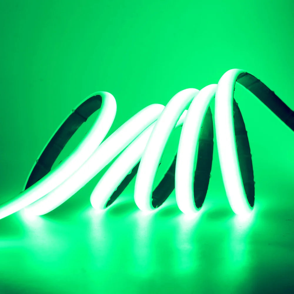 IP68 Waterproof COB LED Neon Strip Light 5m 10m 15m 20m 0.5m 12V 24V 320LED Flexible Tape Silicone Tube Lamp Liner Lighting RA90