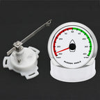 12V/24V STBD PORT Rudder Angle Meter 85mm Rudder Angle Indicator with 0-190 ohm Rudder Angle Sensor 7 Color Backlight Customized