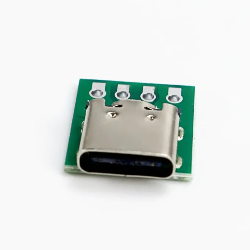 TYPE-C USB 3.1 Type-C Connector Test PCB Board Plate Adapter Socket For Data Line Wire Cable Transfer