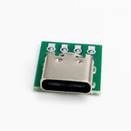 TYPE-C USB 3.1 Type-C Connector Test PCB Board Plate Adapter Socket For Data Line Wire Cable Transfer