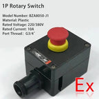 LA53 Waterproof Explosion-proof Ex Control Button Box Indicator Light Emergency Stop BZA8050 Anti-corrosion Master Switch Box