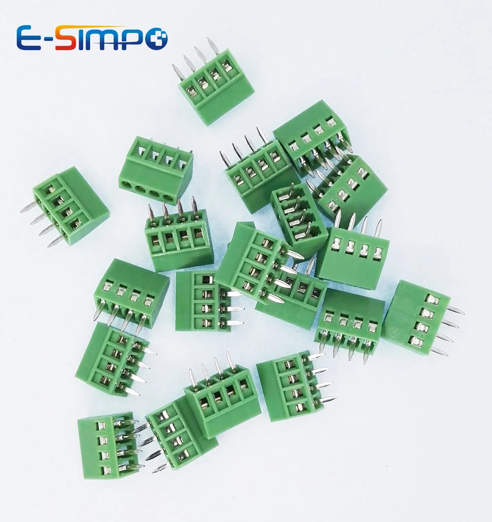 KF128 2.54mm 0.1" Pitch PCB Mini Screw Terminal Block Connector 5P 6P 7P 8P 9P 10P 12P 14P 16Pin 150V 6A for 26-18AWG Cable