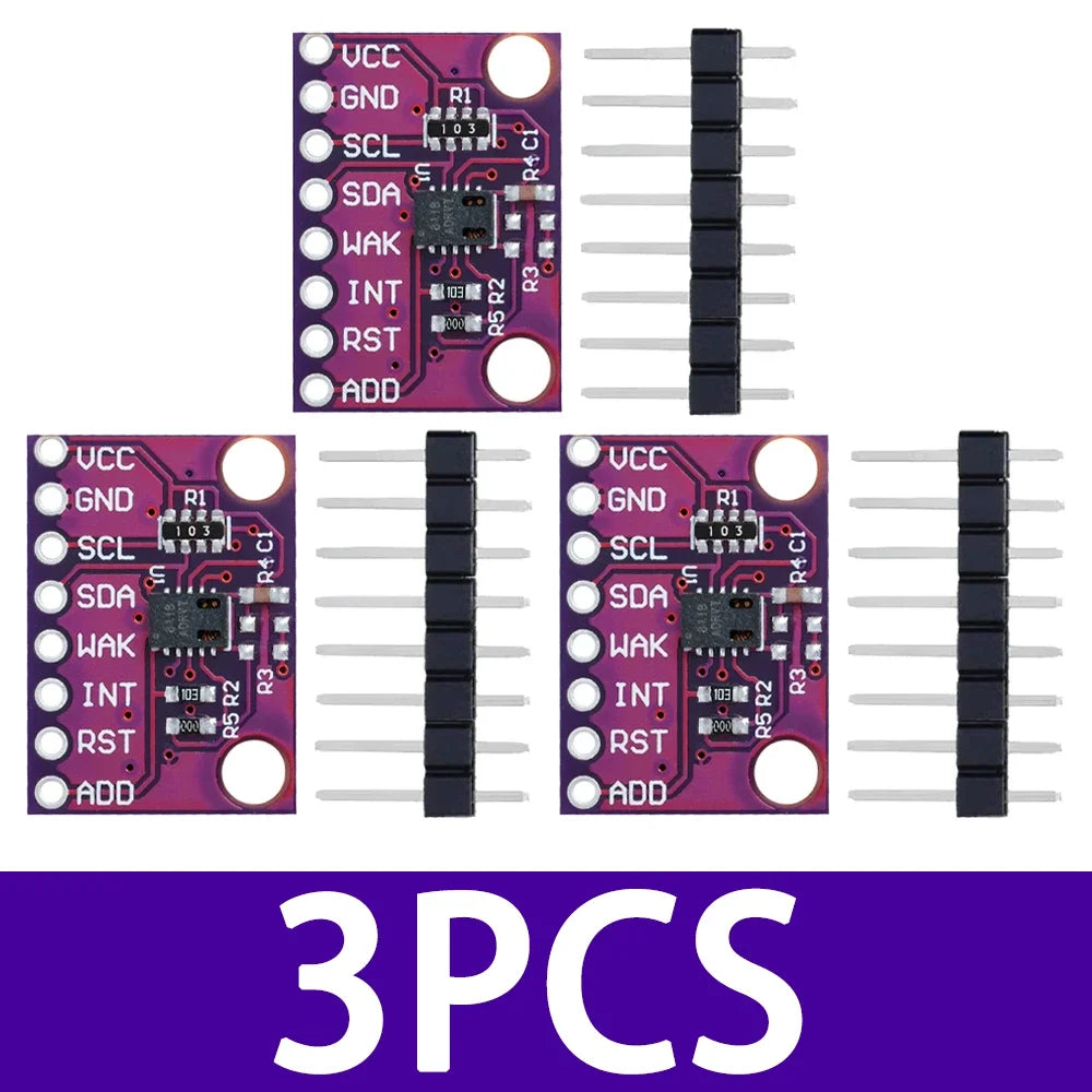 1~3PCS Gas Sensor Carbon Dioxide Detection Sensor Module CCS811 CO2 eCO2 TVOC Air Quality Detecting I2C Output CJMCU-811 EGBO