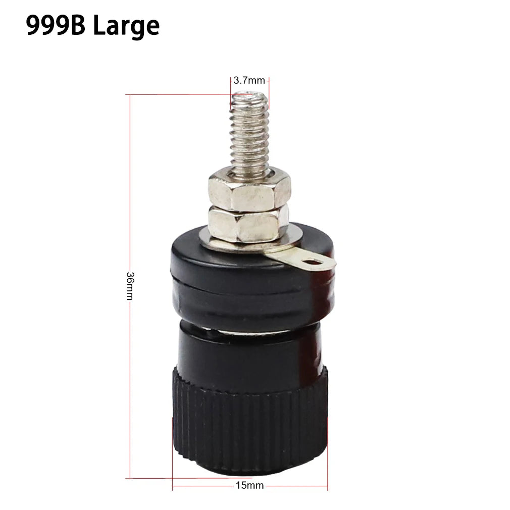 10 PCS  JS-910B 999B Binding Posts Terminals 4mm Banana Plug Socket 4mm Terminal Connector for Amplifier Arduino