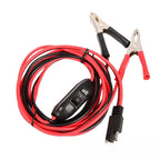 8FT/2.5M 12AWG SAE Battery Alligator Clip Harness with On/off Switch 12V2Pin Quick Break