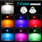 10pcs T3 LED 3030 SMD Led Bulb T4.2 T4.7 Indicator Light Bulb Car Dashboard Warning Indicator Light Instrument Lamp Auto Lamp