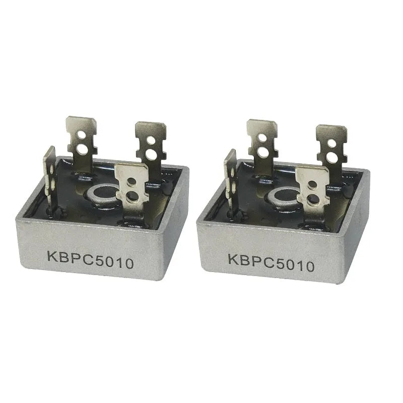2PCS KBPC5010 Diode Bridge Rectifier KBPC 5010 Power Rectifier Diode 50A 1000V Electronica Componentes