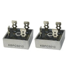 2PCS KBPC5010 Diode Bridge Rectifier KBPC 5010 Power Rectifier Diode 50A 1000V Electronica Componentes