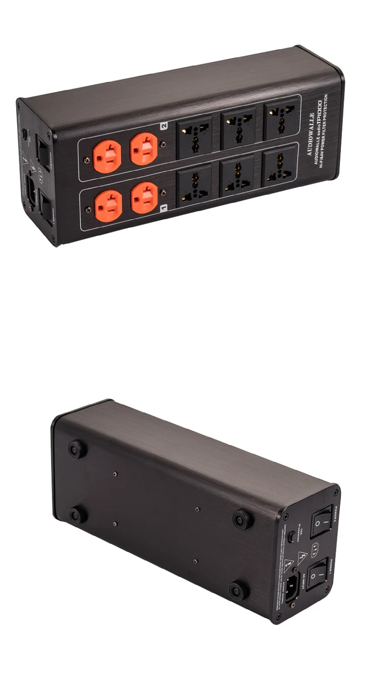 TP1000 Power Filter Socket Fever Audio Power Purifier Lightning Protection Surge Protection Filter Socket Power Bank