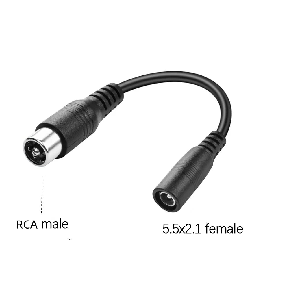 1PC DC Adapter Converter Plug 5.5mm*2.1mm Female to XLR 3Pin 5.5*2.5MM 8.0x1.6MM RCA M12 M16 IEC C13 Power Adapter Connector