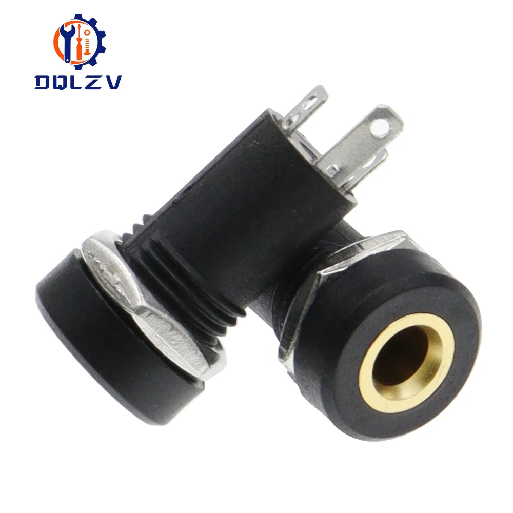 1/3/5PCS 3.5MM Audio Jack Socket Stereo 3 Pole Solder Panel Mount With Nut Connector Headphone Female Socket PJ-392A PJ392A