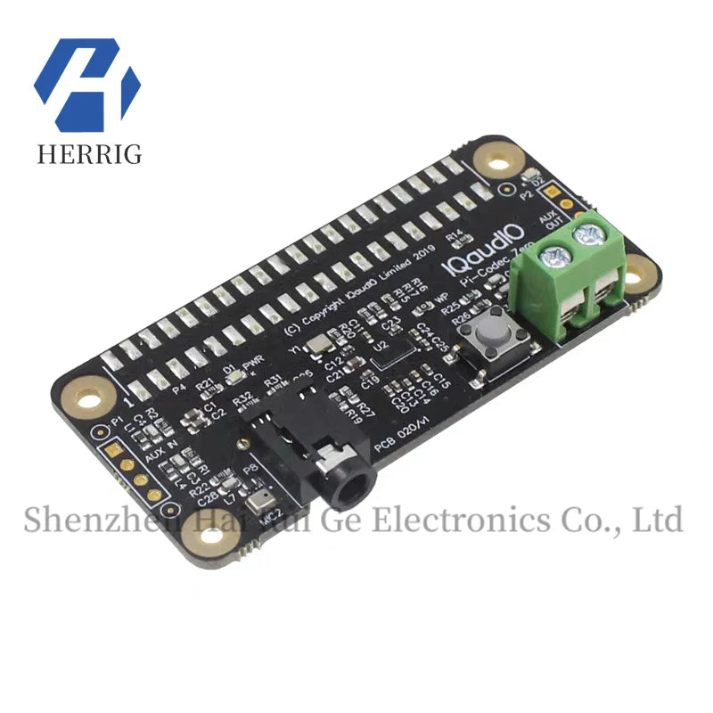 Raspberry Pi Zero Audio Decoding Expansion Board IQaudio codec I2S Sound Card Microphone Voice Module