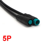 1pair male+female E-bike Line  M8 Signal Speed Sensor Extension Cable 2 3 4 5 6 Pin Electric Bicycle IP65 Waterproof Joint