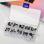 200Pcs Transistor Kit BC327 BC337 2N2222 2N2907 2N3904 2N3906 S8050 S8550 A1015 C1815 PNP/NPN 10 Values TO-92 Transistors Set