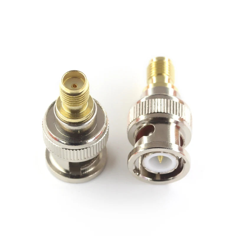 1PCS SMA to BNC Female and Male Adapter All copper Walie-talkie Antenna Connector