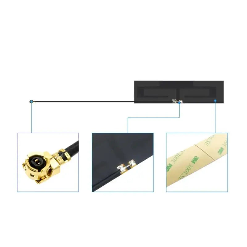 Internal LTE 4G 3G GSM 2G NB-IOT Antenna IPX PCB/FPC Flexible Soft Board Internal 700-2700MHz 8dBi High Gain RG1.13 20cm