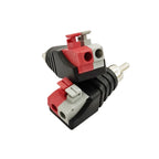 2/6/10PCS AV Plug RCA Lotus Head Press Terminal Monitoring Accessories RCA Welding-free Audio Connector Audio Male and Female