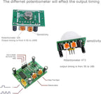 1/2/5/10pcs HC-SR501 Adjust IR Pyroelectric Infrared PIR Motion Sensor Detector Module Motion Sensor Detector Module HC SR501