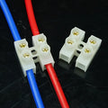 10Pcs 2P Terminal Block Plastic Wire Connector Screw Cable Connector Wire Connector Strip