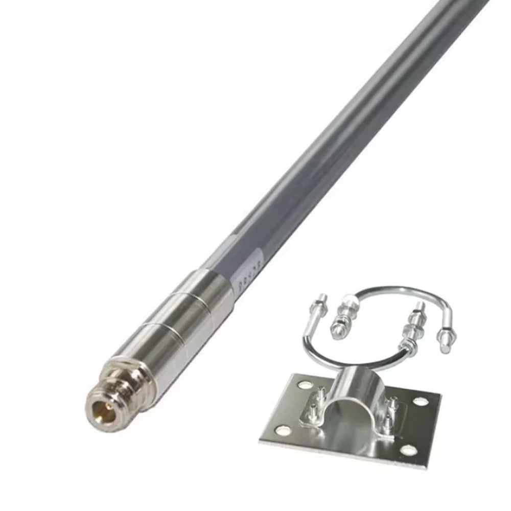 Outdoor Rooftop 2.2m LoRaWAN 868MHz 15dBi Omni-Directional Antenna with Glass Fiber Radome for HNT Mining
