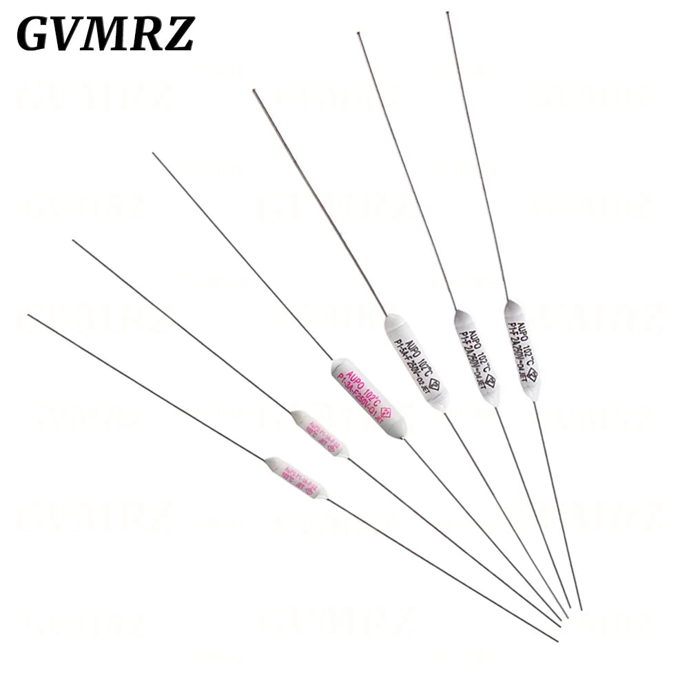 5PCS Temperature Fuse JET RF AUPO 1A 2A 3A 5A 250V 84/102/115/125/130/135/145/150C Degrees