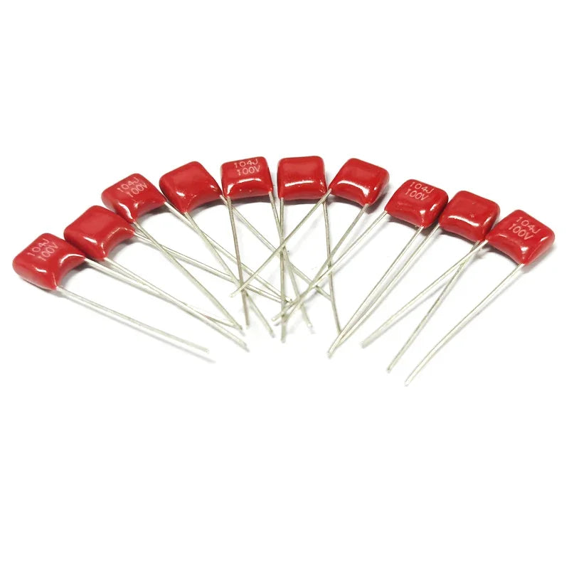 20-100PCS 100V CBB Capacitors Polypropylene Film Capacitor 104J 100nF 154J 150nF 224J 220nF 334J 330nF 474J 470nF