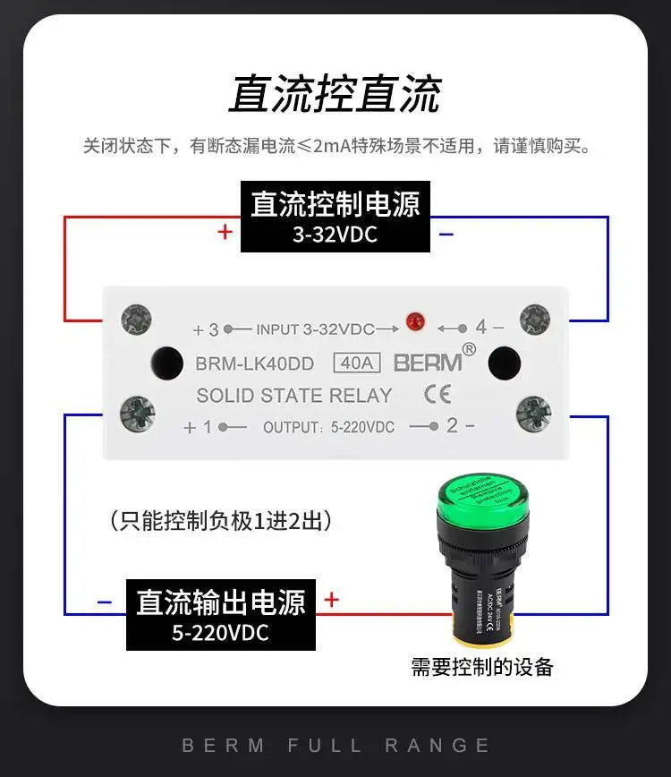 Solid State Relay With Heatsink 40DA Rail-Mount Integrated SSR Module Single-Phase Small 25A DC Control AC 10AA 25AA 40AA 60AA