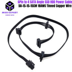 Modular Power Cable for Antec GSK 750W/650W/550W Series Modular Powers, 6+2 PCIe 8Pin, CPU 4+4Pin ATX12V, SATA, Molex IDE 4Pin