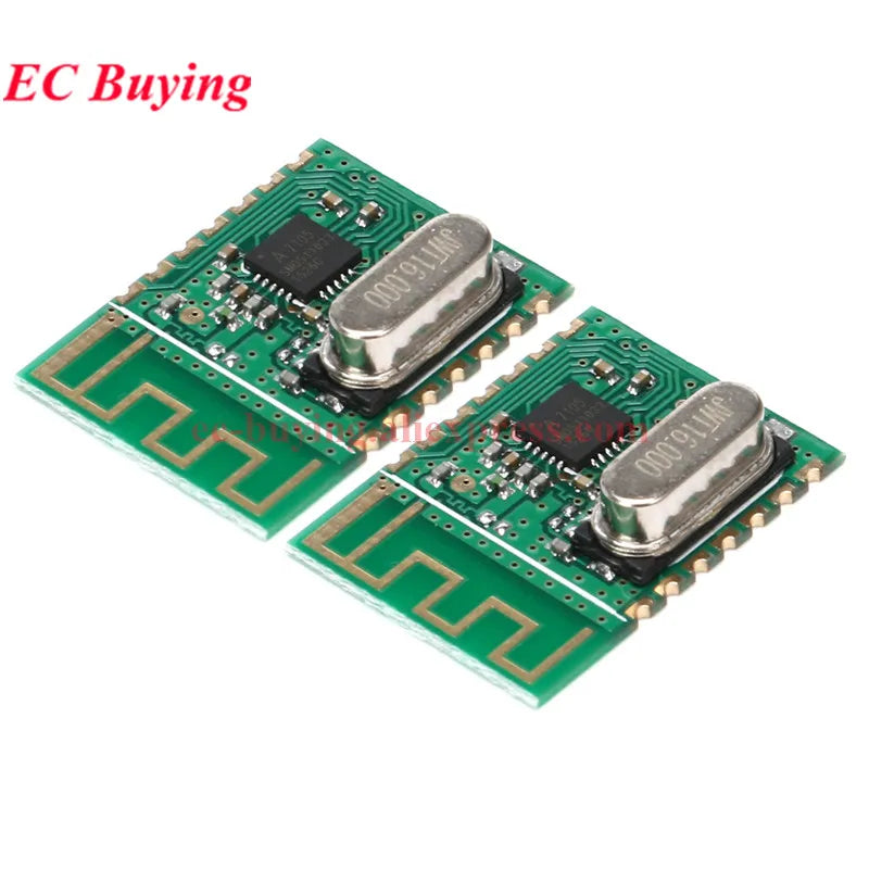 10Pcs/1pc MD7105-SY A7105 2.4G 2.4GHZ Wireless Transceiver Module 3.3V Similar CC2500 NRF24L01 500KHz Step FSK/GSK Modulation