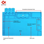 Soldering Mat ESD Antistatic 500 ° Heat Resistant Insulation Work Mat Multifunctional Silicone Repair Pad Maintenance Platform