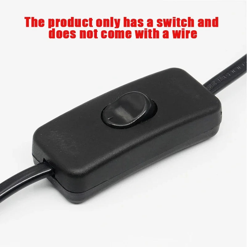 Table Desk Lamp Cord Toggle Rocker Switches Light Switch AC 250V ON/OFF Control For LED Lights Wiring Electric Switch