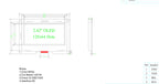 2.42 inch 2.42" OLED Display Module 128x64 LCD HD Screen Module SSD1309 7 Pin SPI/IIC I2C Serial Interface for Arduino UNO R3