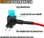 Automotive Fuse Set 5/10Pcs 12V Car Blade Fuse Holder Mini ATM ATO Add-a-Circuit Fuse TAP Adapter Fuse Fuse for Car Trucks Boats