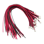 20Sets Mini Micro JST 1.25mm 2 Pin Male Female Connector Plug with Wires Cables 28AWG 10cm/20cm/30cm