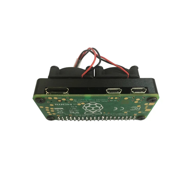 Raspberry Pi Zero 2W Aluminum Heatsink Case with Dual Cooling Fan Kit For Raspberry Pi Zero/Zero w