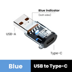 120W OTG USB 3.2 To Type C Adapter USB Female To Type C Male Fast Charging Adadpter OTG USB C For iPhone 15 16 Samsung Laptop PC