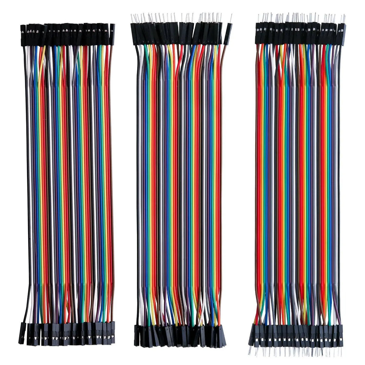 Dupont Line 40pin Male to Female, 40pin Male to Male, 40pin Female to Female Jumper Wire Dupont Cable for Arduino DIY Kit