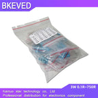 30values Each 5/10PCS 1~750 1K~820K Ohm 150PCS 300PCS 1/2W 1W 2W 3W Resistance 1% Metal Film Resistor Assortment Kit Set