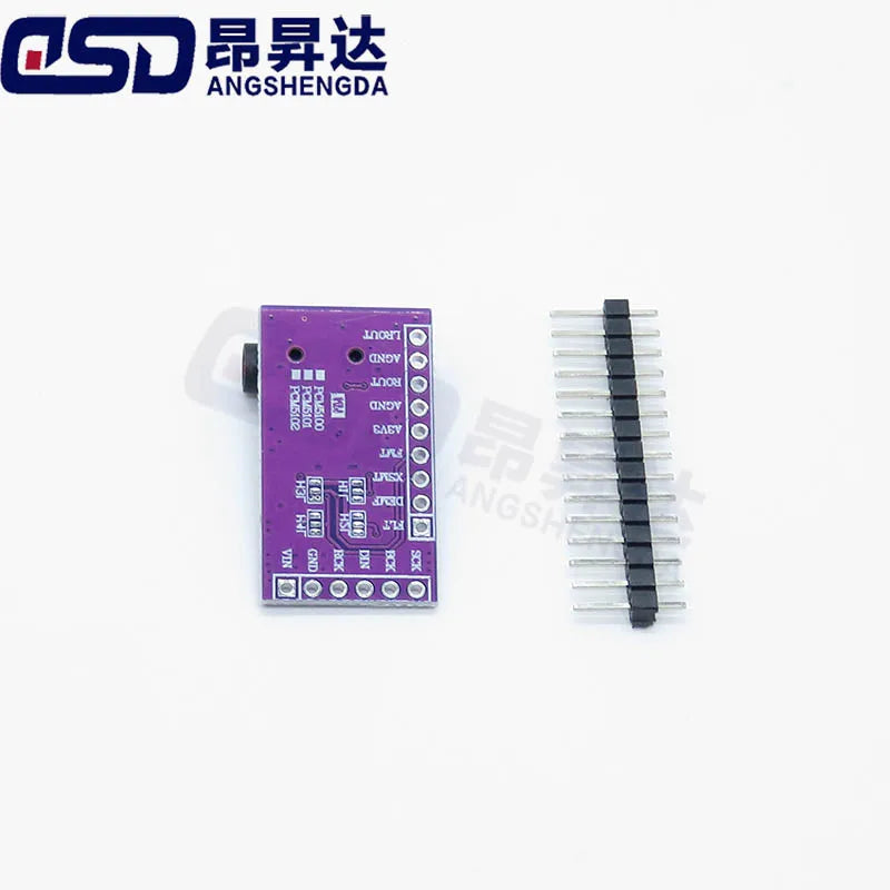 PCM5102A GY-PCM5102 I2S DAC Decoder pHAT Format Board Digital Audio Player Module For Raspberry Pi ESP32 Arduino HiFi Stereo