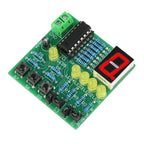 5V BCD to 7-Segment Decoder Driver Module Onboard Latch & Driver Circuit Clear Markings Reinforced Solder Points Re-Weldable PCB