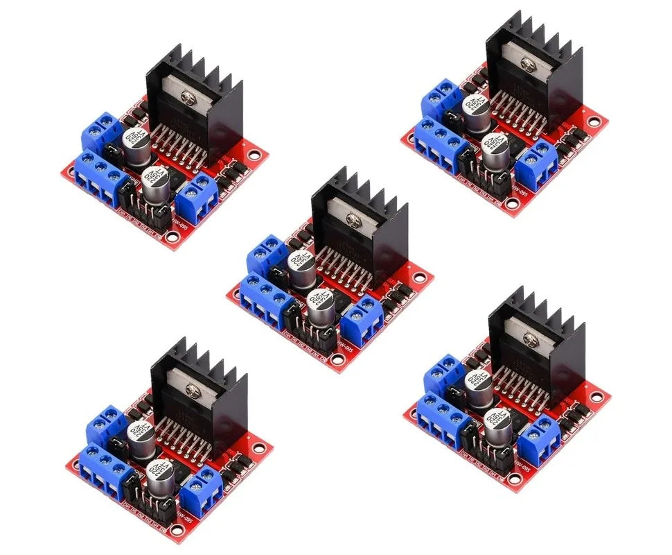 5/10PCS L298N DC Motor Driver Module L298N Stepper Motor Smart Car Robot Accessory High Power L298 DC Motor Driver for Arduino