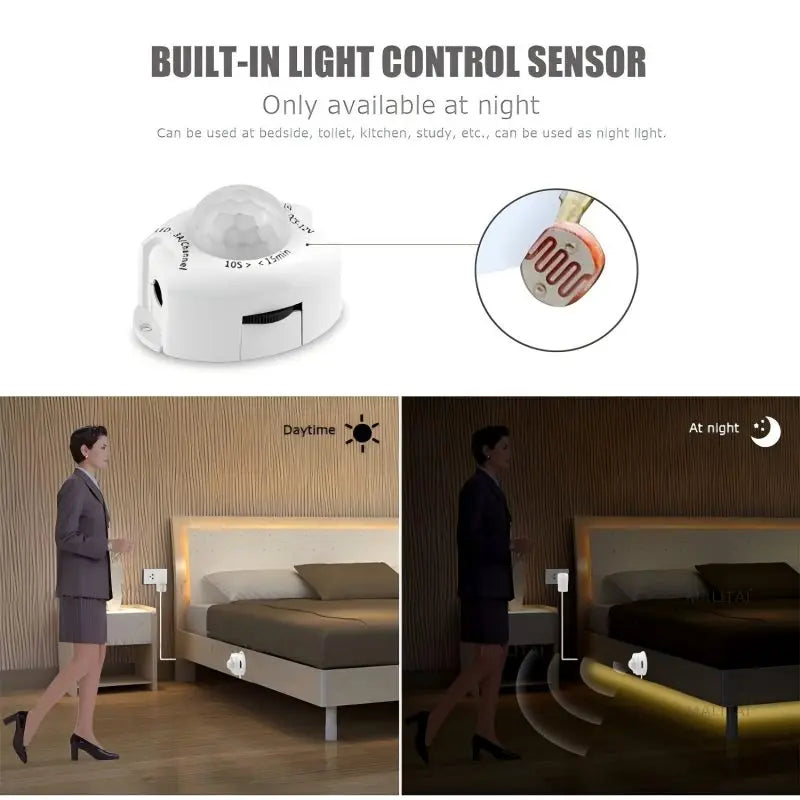 PIR Motion Sensor Switch 12V 24V 5V 3A High Sensitive Movement IR Infrared LED Sensor Detector Time Delay for LED Strip Light
