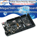 Mega2560 + WiFi R3 ATmega2560+ESP8266 32Mb memory USB-TTL CH340 Compatible for Arduino Mega NodeMCU For WeMos MEGA 2560