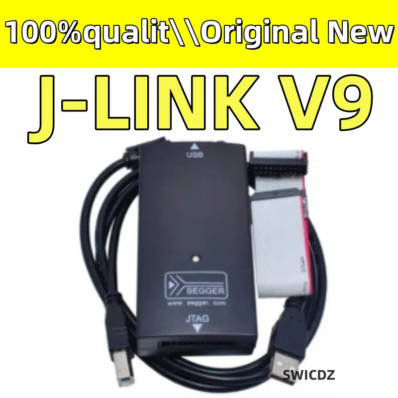 100%New original JLINK J-LINK V9 ARM Emulator USB-JTAG Adapter Emulator STM32 ARM MCU  Electronic Components