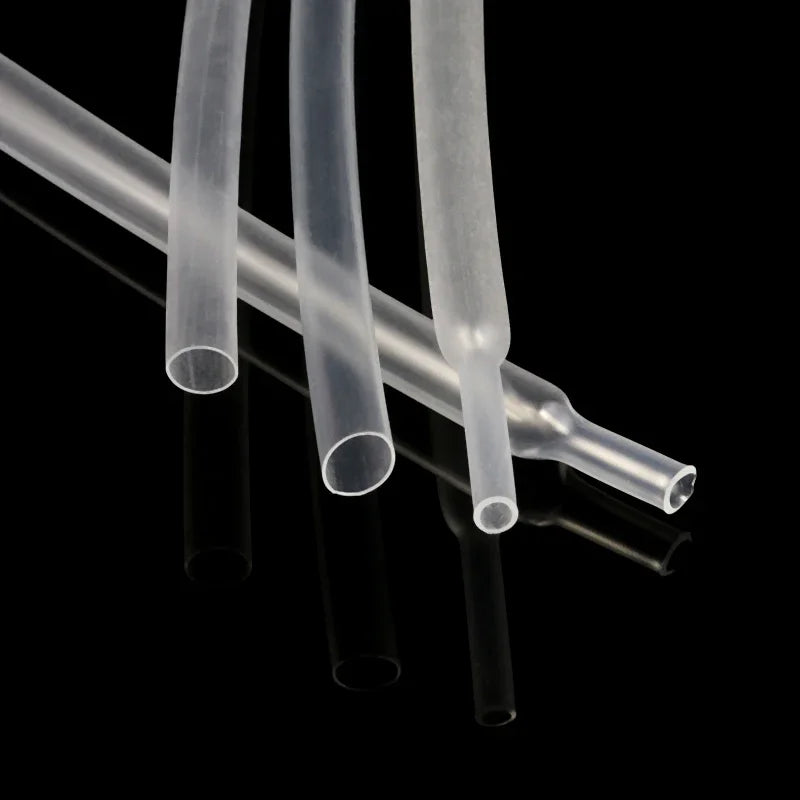 3/8/25M 2:1 Heat Shrink Heatshrink Tube Clear Diameter 0.6mm ~ 150mm Wire Repair DIY Cable Protecctor Sleeving Wrap Tubing