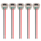 2pin USB Type C 5A Input Type Charging Socket With LED Lights Plate Waterproof USB-C Power Port TYPE-C Female Connector Jack