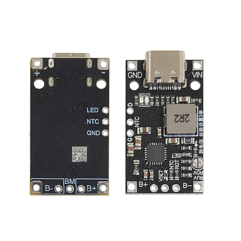 Type-C USB 2S 3S Lithium Battery Charger Module 15W with Balance Support QC Fast Charge 8.4V 12.6V 1.5A Boost Converter